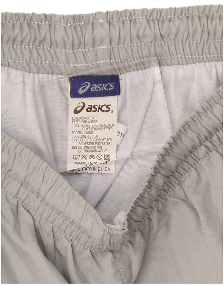 Calça de treino masculina ASICS joggers pequeno poliéster cinza