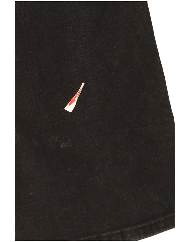 Calça jeans feminina Levi's 314 Shaping Straight W29 L30 algodão preto