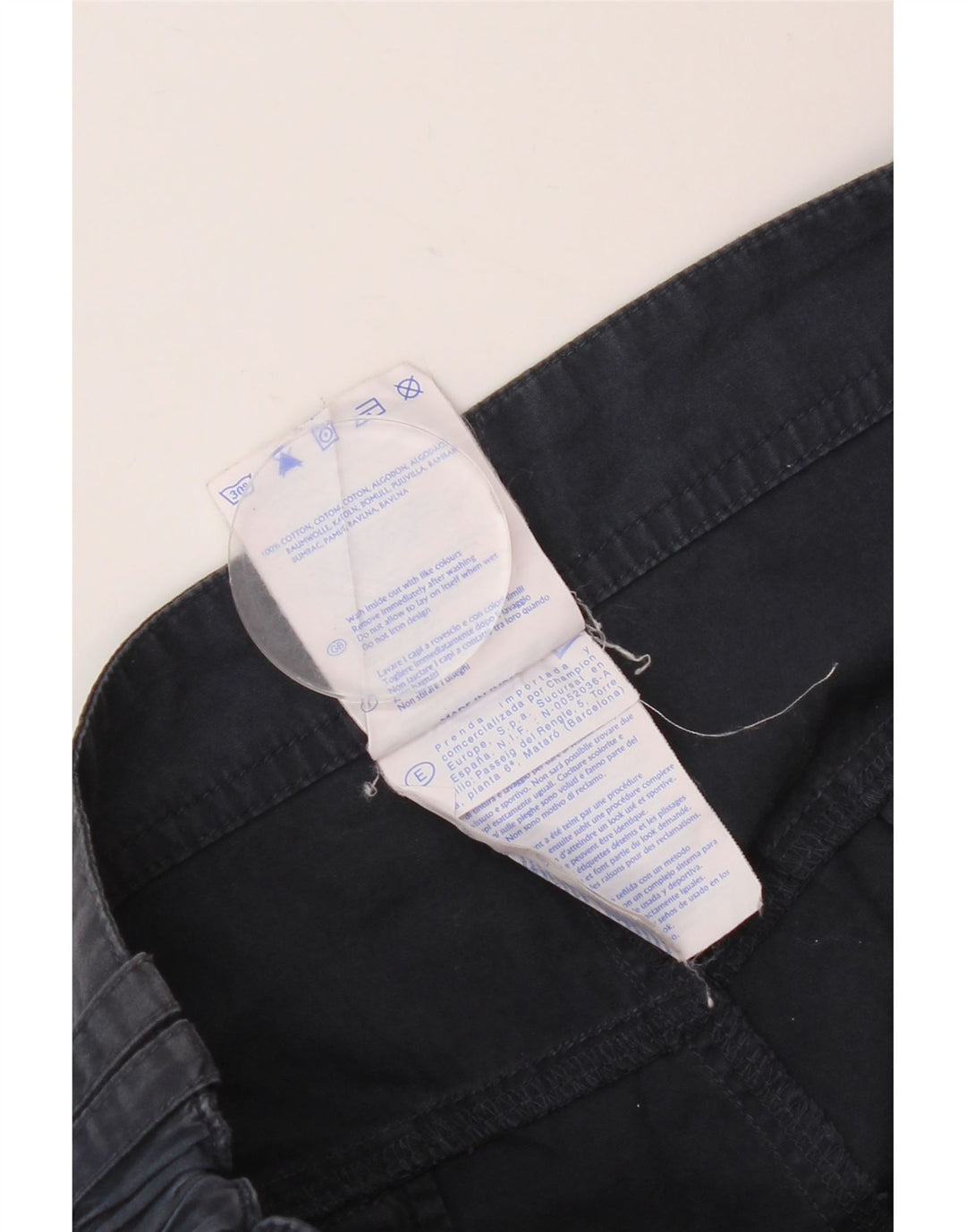 Shorts cargo masculino de ajuste regular CHAMPION pequeno W29 algodão azul marinho