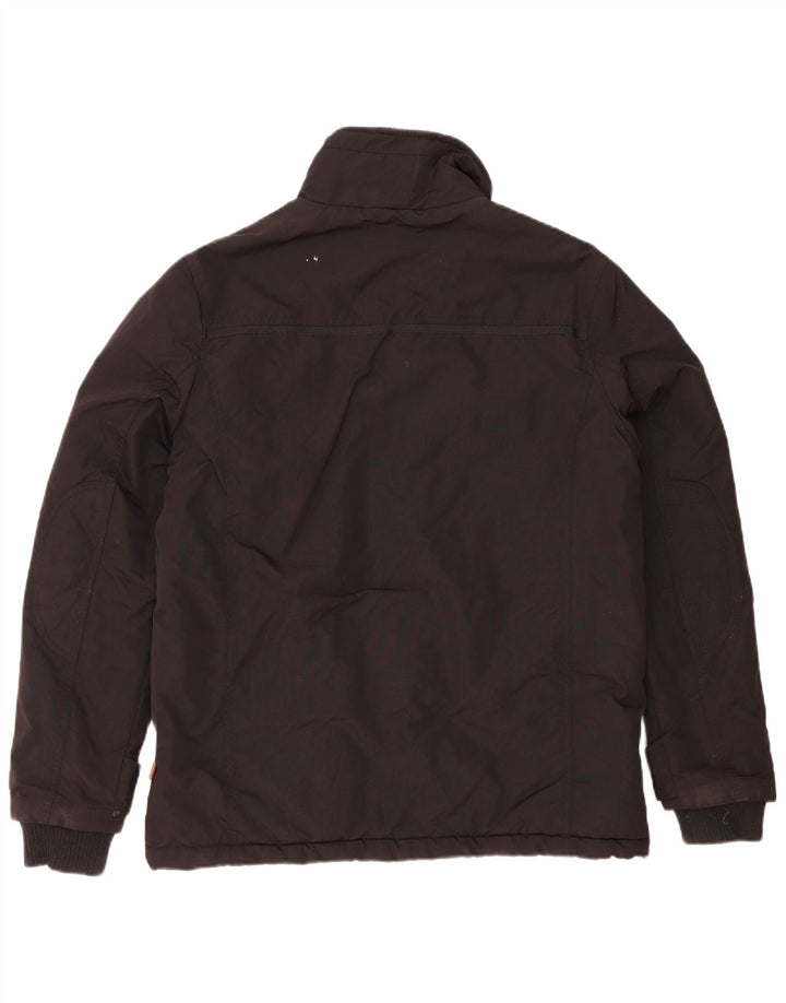Jaqueta utilitária masculina Bellfield UK 40 grande poliéster preto
