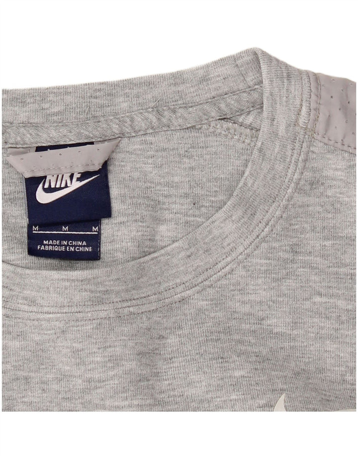 Moletom feminino Nike Jumper UK 14 médio cinza algodão