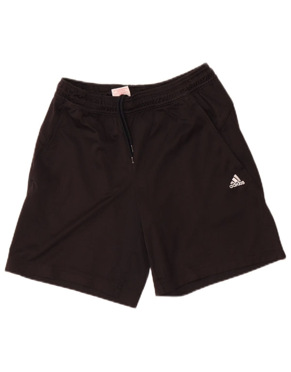 Shorts esportivos Adidas Boys Climalite 9-10 anos XS preto poliéster