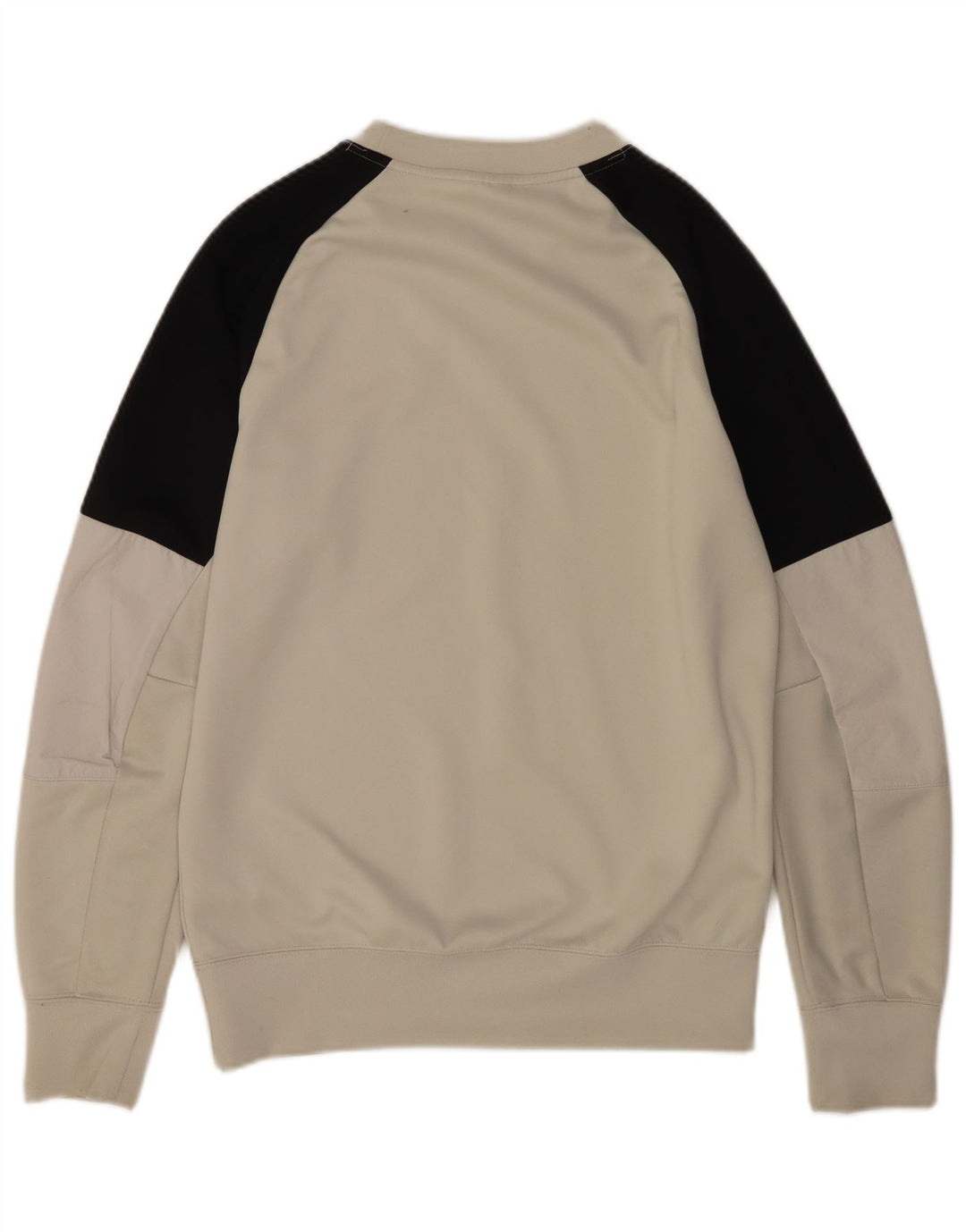 Moletom gráfico masculino Nike Jumper pequeno cinza colorblock poliéster