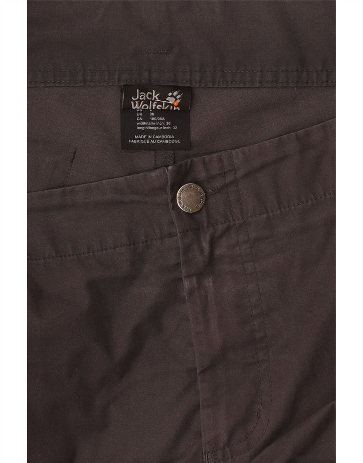 Calça cargo masculina JACK WOLFSKIN W36 L32 algodão cinza