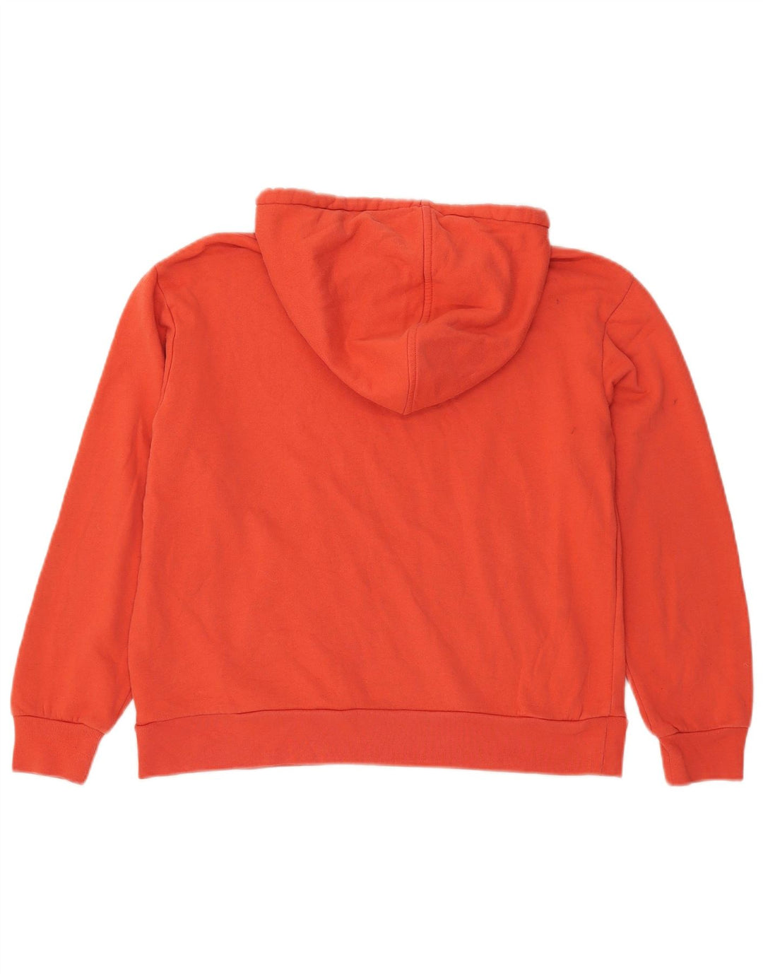 Suéter feminino com capuz grande Marks & Spencer Reino Unido 12 algodão laranja médio