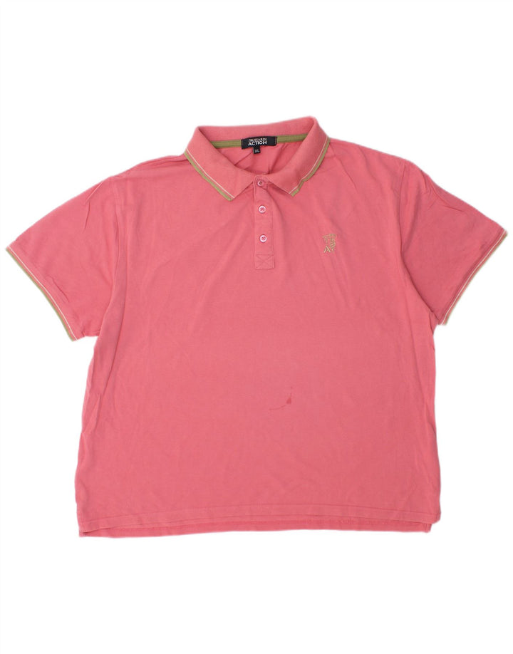 Camisa polo masculina Trussardi 3XL rosa