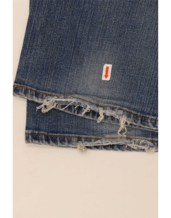 Calça jeans reta masculina Levi's W32 L34 azul algodão
