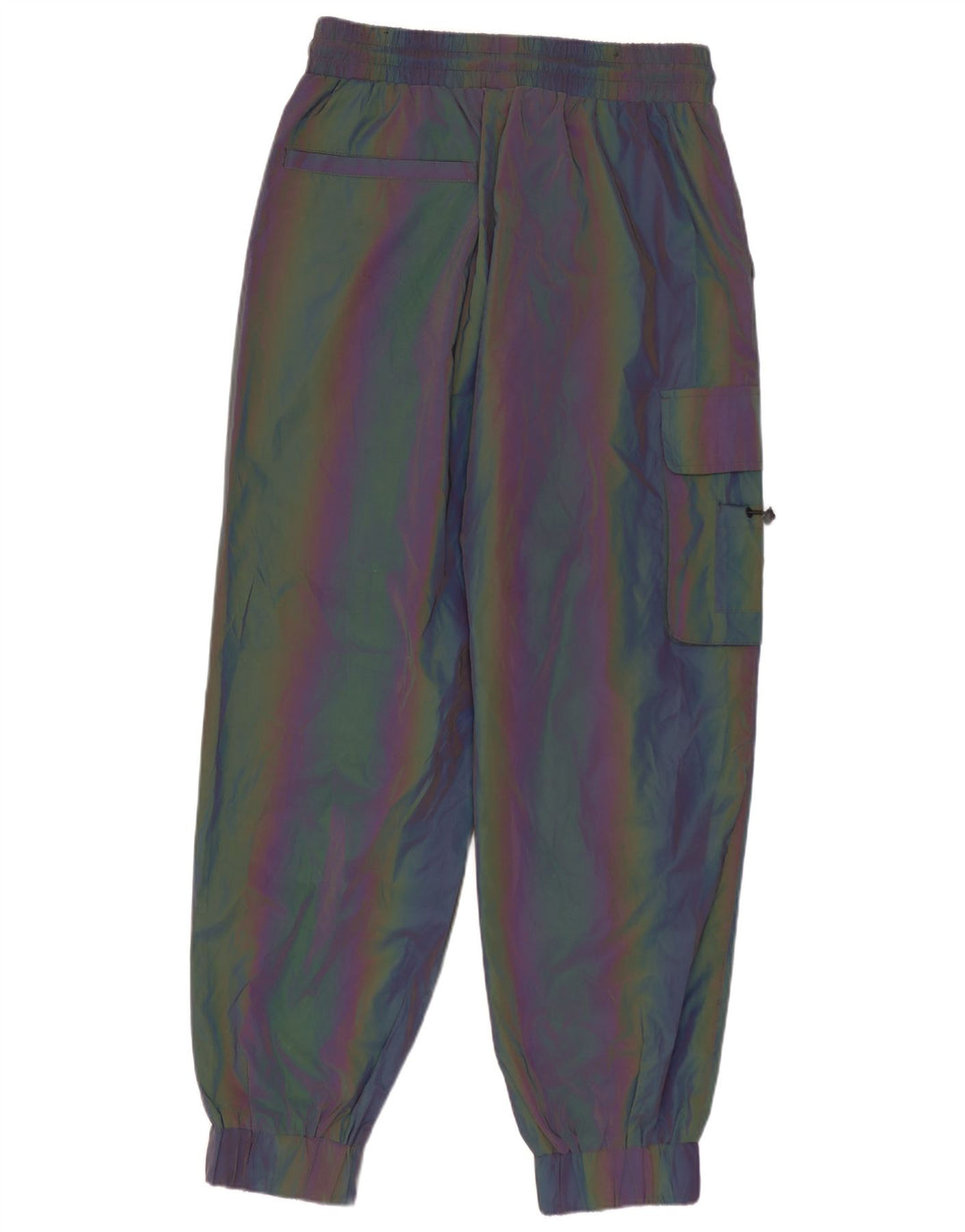 Calça esportiva masculina Zara Cargo Joggers pequeno bloco colorido multicolorido