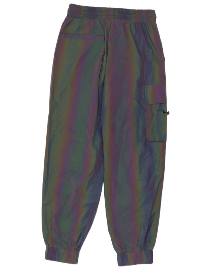 Calça esportiva masculina Zara Cargo Joggers pequeno bloco colorido multicolorido