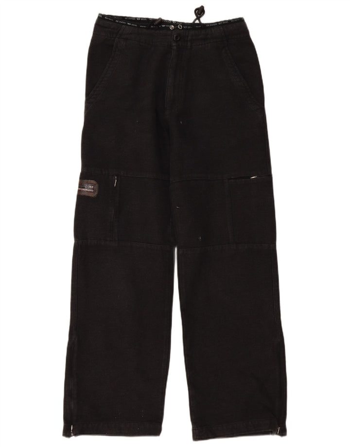 Calça cargo reta feminina Diesel médio W30 L30 algodão cinza