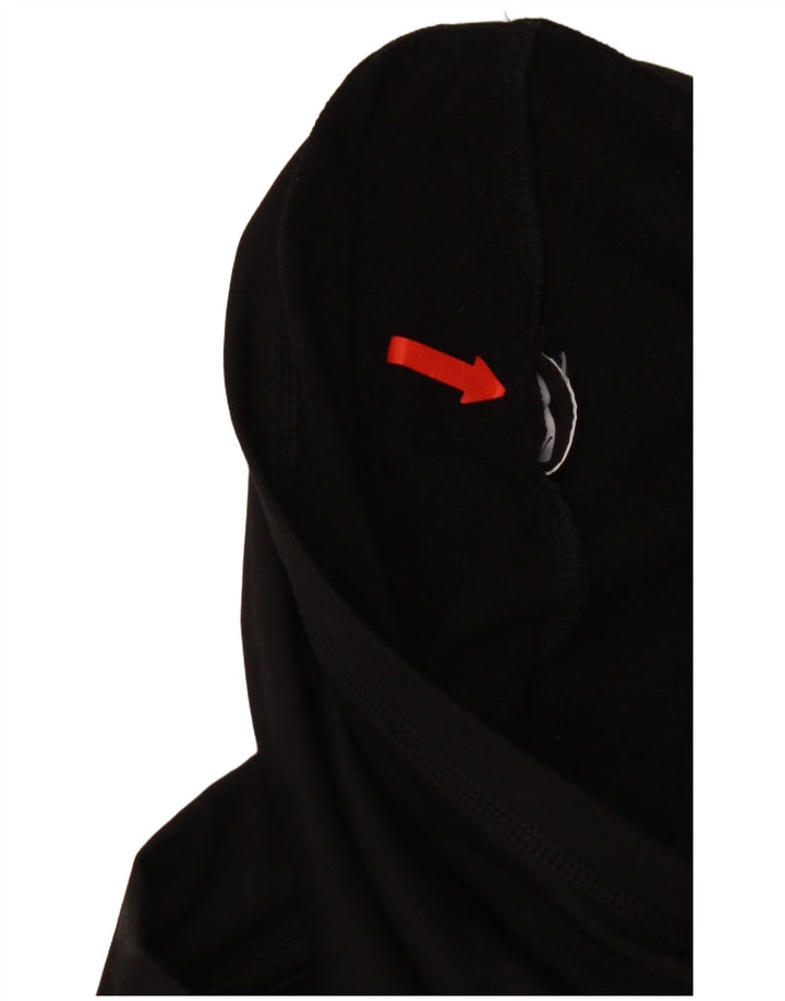 Top feminino Puma manga comprida UK 10 pequeno preto