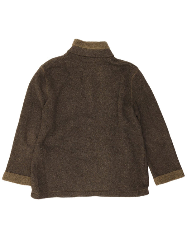 Jaqueta de lã feminina Marks & Spencer Reino Unido 18 XL cáqui poliéster