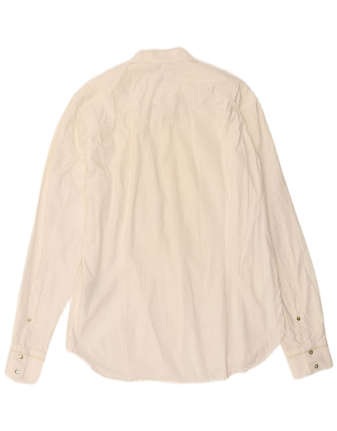 DIESEL Camisa masculina smoking XL algodão geométrico branco