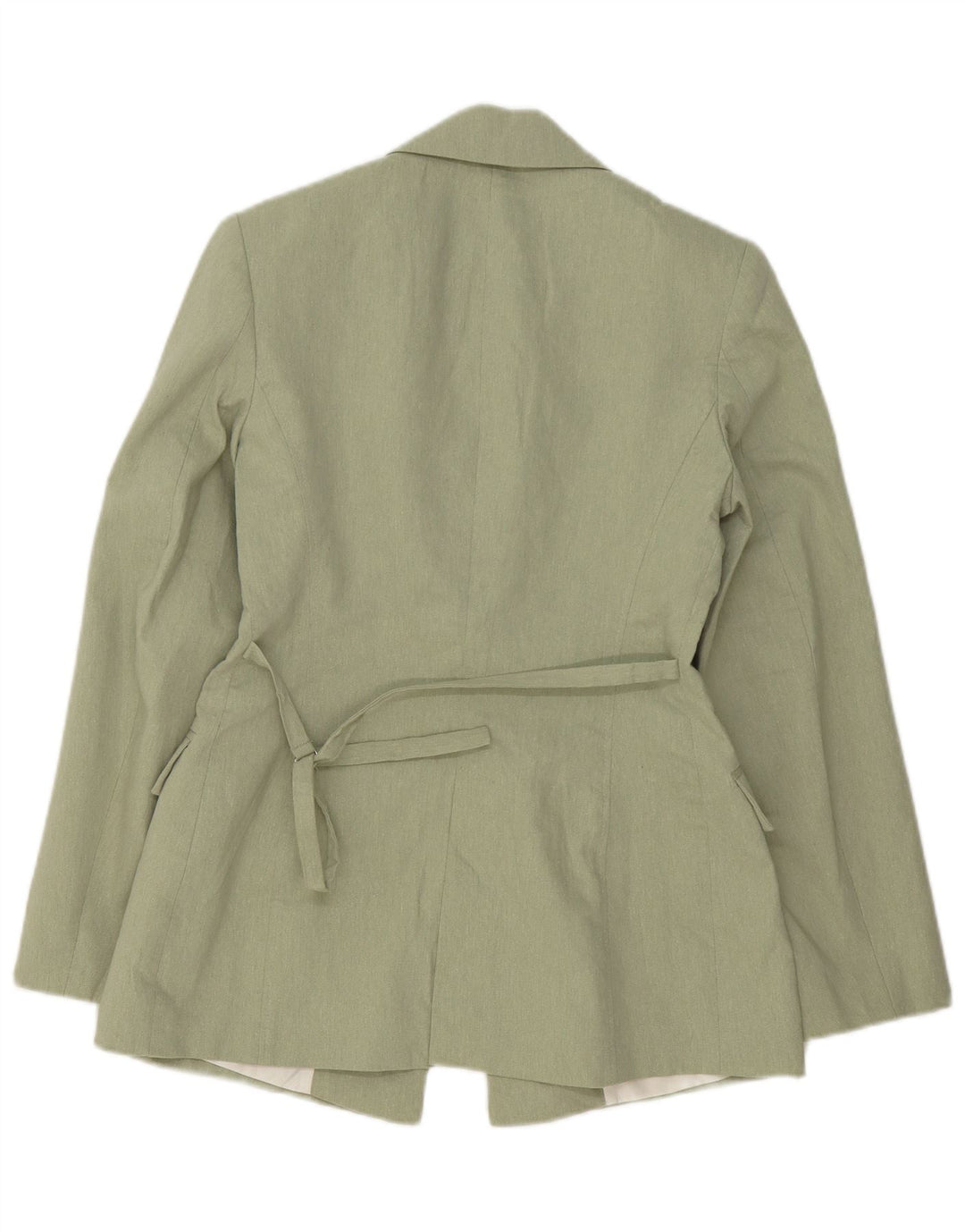 Jaqueta Zara Womens Open Blazer Reino Unido 6 XS Verde