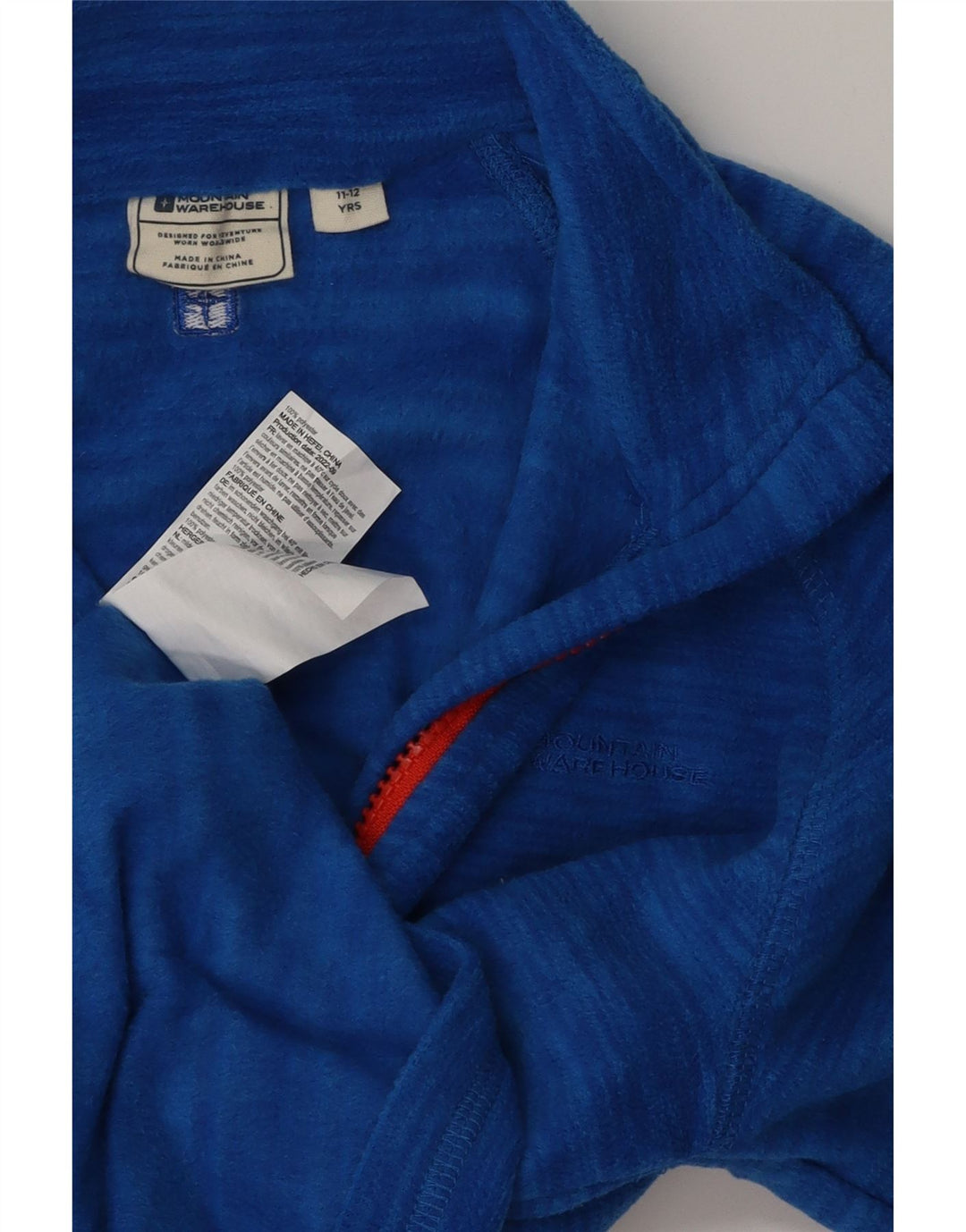 Jaqueta de lã para meninos Mountain Warehouse 11-12 anos de poliéster azul