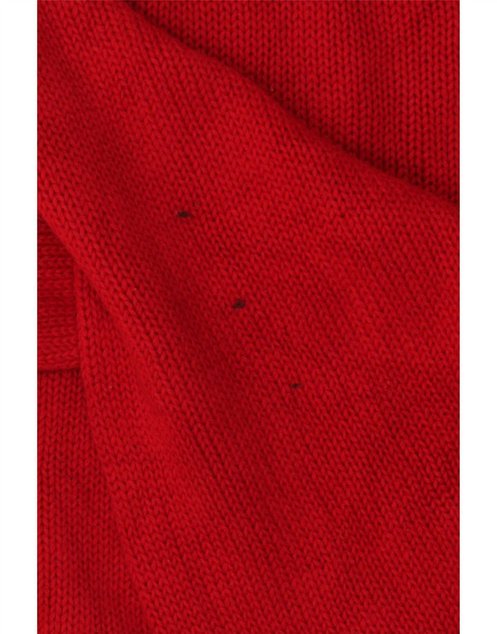 Suéter masculino Chaps com gola redonda, grande algodão vermelho