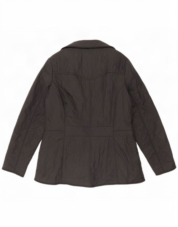 Jaqueta acolchoada feminina Barbour UK 16 grande preta