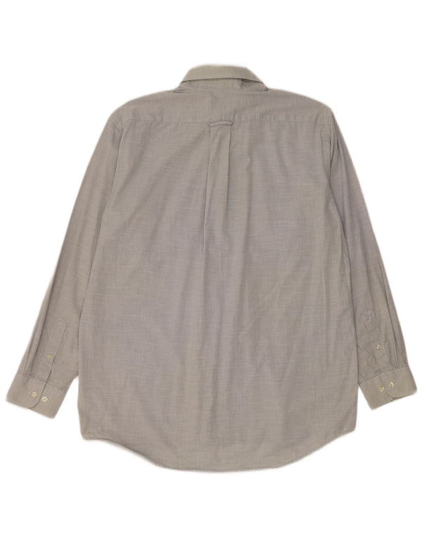 Camisa masculina Lacoste tamanho 39 algodão cinza médio