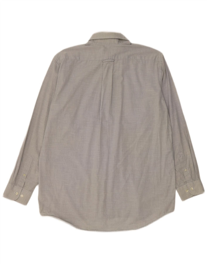 Camisa masculina Lacoste tamanho 39 algodão cinza médio
