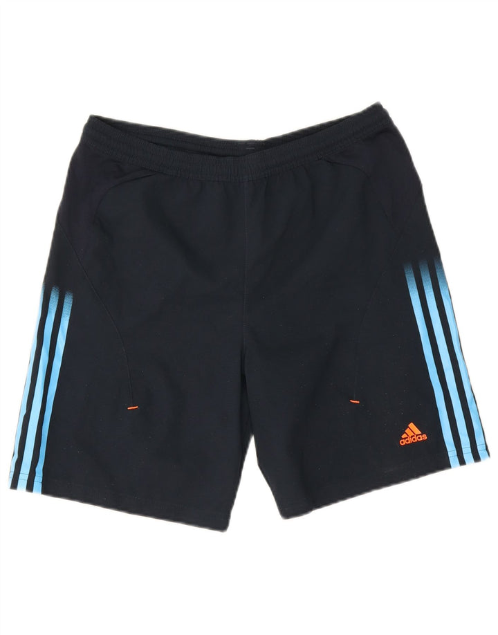 Calções desportivos Adidas Boys Climacool 13-14 anos azul marinho poliéster