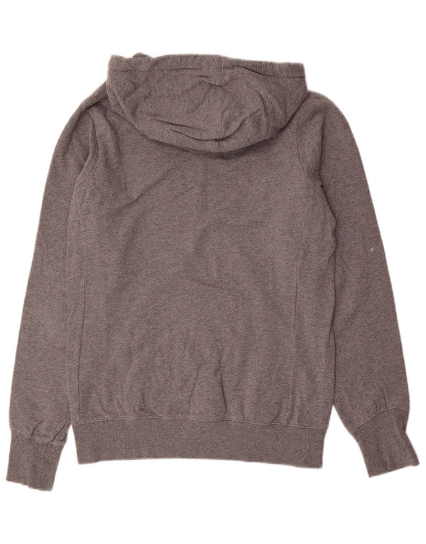 Rab Womens Hoodie Jumper UK 8 Pequeno Algodão Cinza