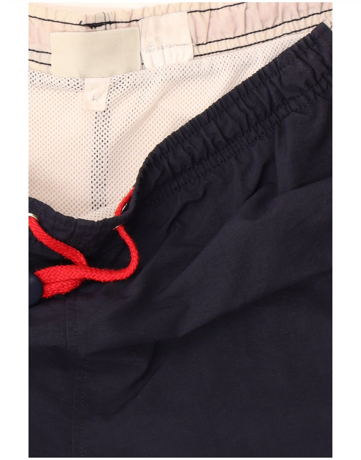 Shorts de natação masculino Asics Graphic grande azul marinho Colourblock poliamida