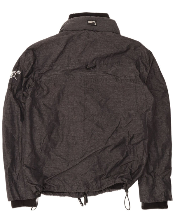 Jaqueta corta-vento masculina Superdry UK 44 2XL poliéster preto