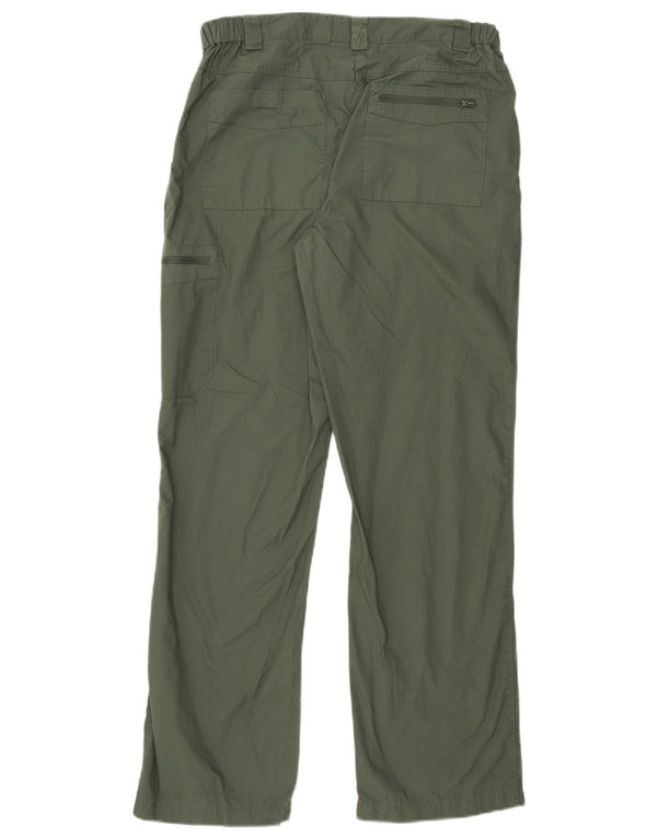 Calça cargo feminina Mountain Warehouse UK 12 médio W32 L30 cáqui