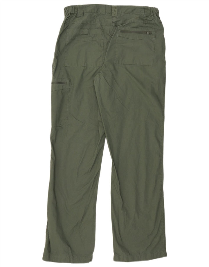 Calça cargo feminina Mountain Warehouse UK 12 médio W32 L30 cáqui