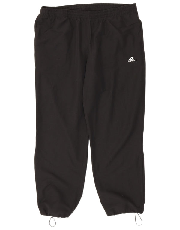 Adidas Mens Climalite Calças de treino Joggers XL Preto Poliéster