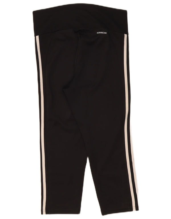 Leggings Adidas Aeroready Capri UK 12/14 Médio Preto Poliéster