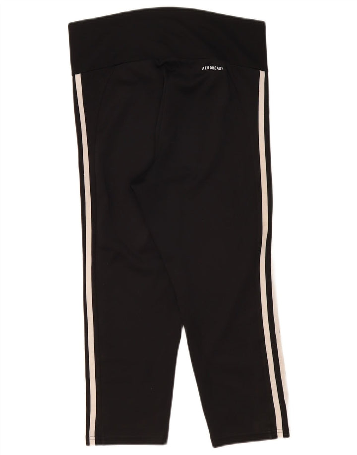 Leggings Adidas Aeroready Capri UK 12/14 Médio Preto Poliéster