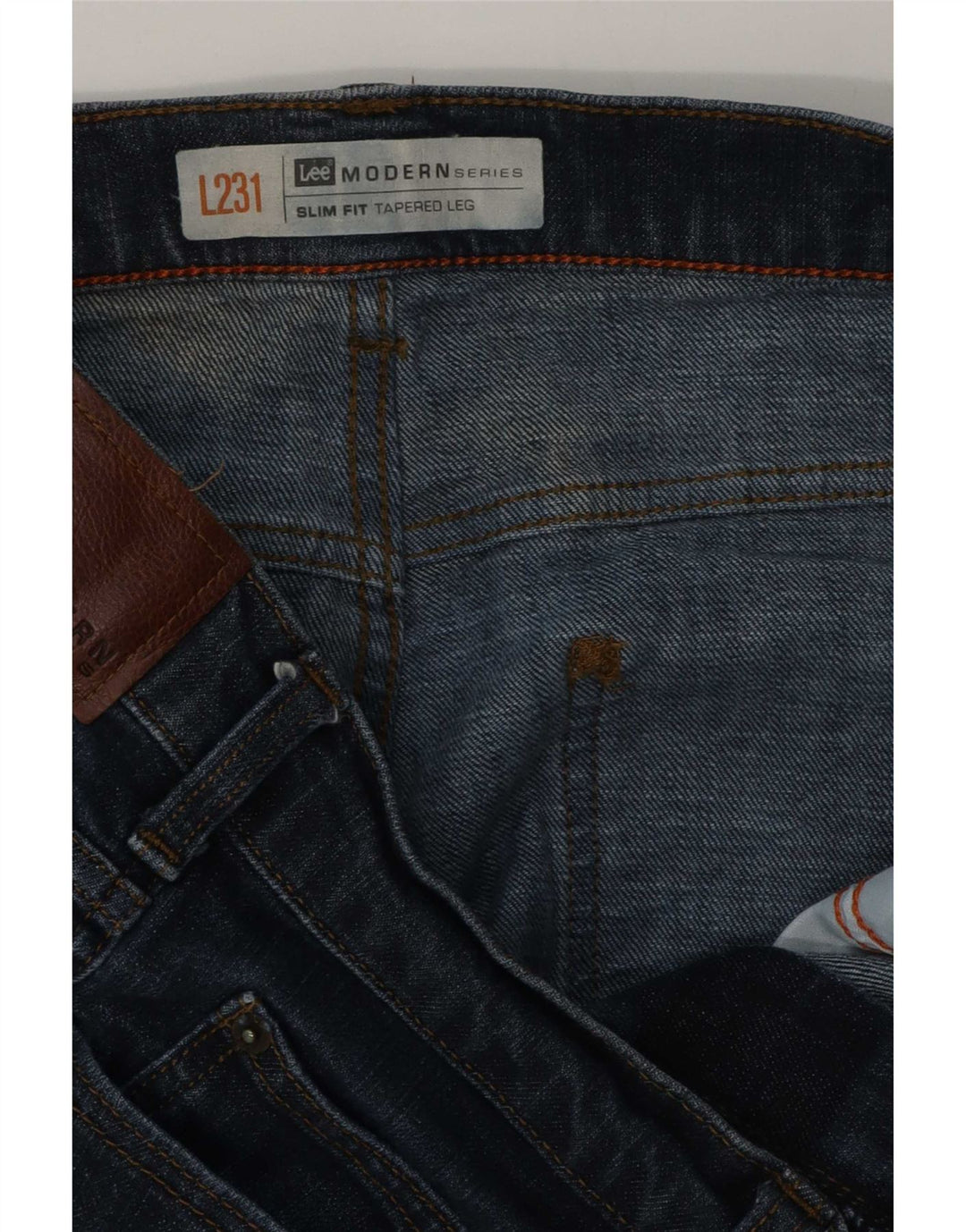 Lee Mens Tapered Slim Jeans W36 L28 Azul