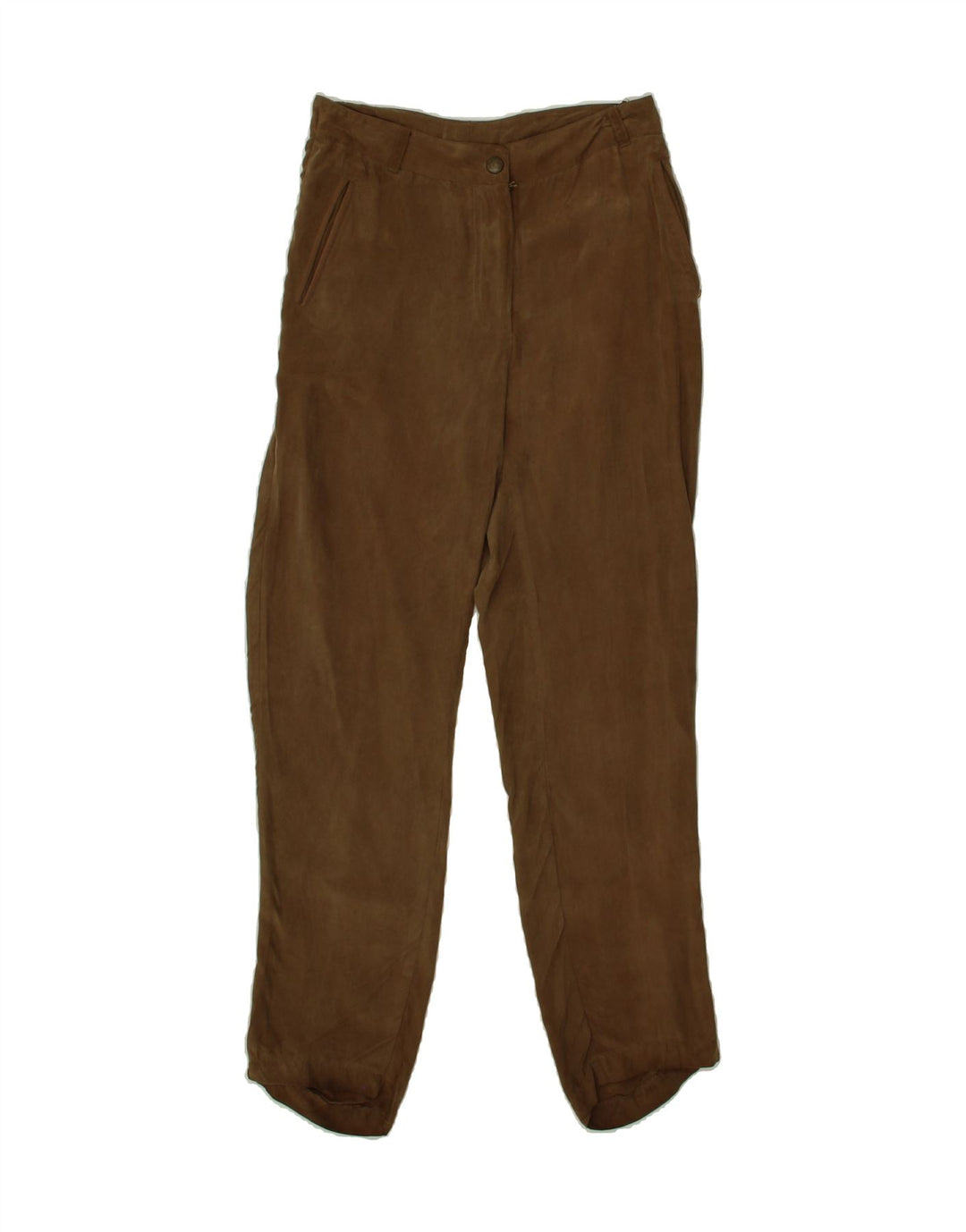 MAISON SCOTCH Womens Slim Casual Trousers W26 L26 Brown Cotton Vintage Maison Scotch and Second-Hand Maison Scotch from Messina Hembry 
