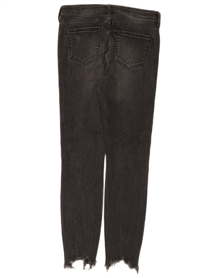 Calça jeans skinny feminina Zara EU 40 médio W30 L28 preto
