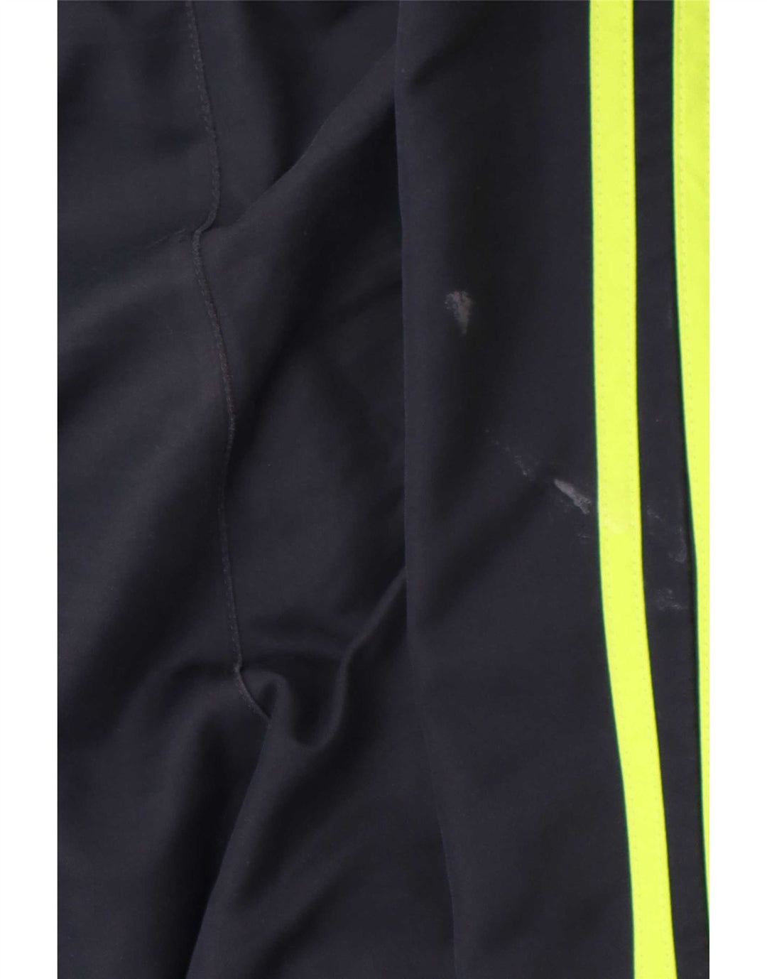 Calça de treino masculina Adidas Graphic grande poliéster azul marinho