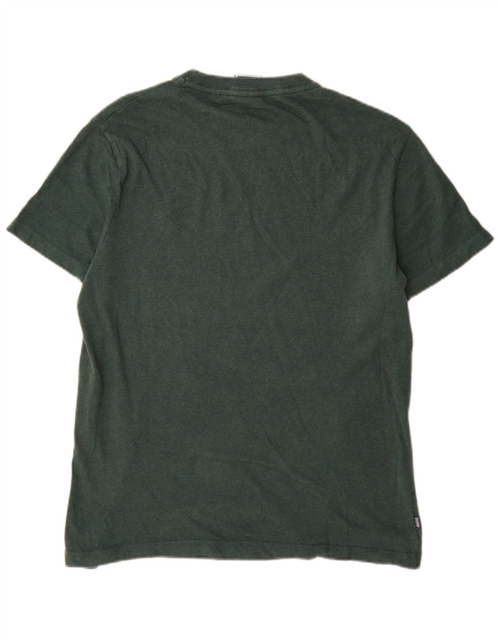 Camiseta masculina Superdry Top médio algodão verde