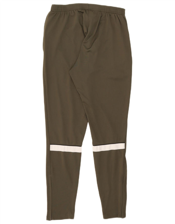 Calça de treino feminina Nike UK 14 médio cáqui colorblock poliéster