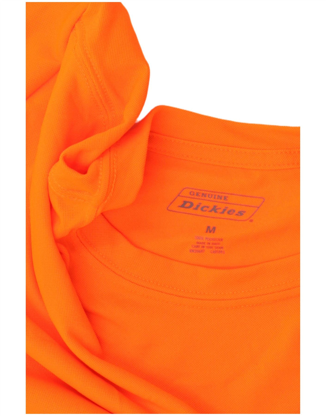 Camiseta masculina DICKIES poliéster laranja médio