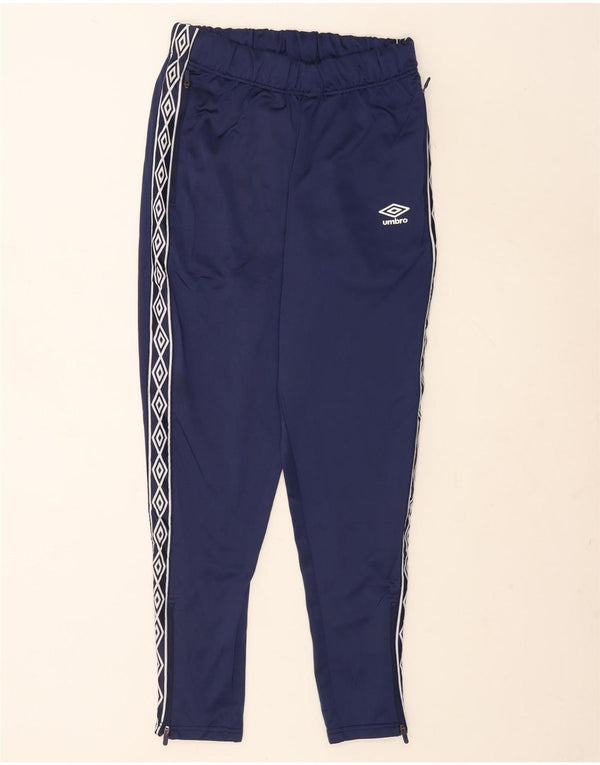 Calça de treino masculina Umbro Graphic azul marinho poliéster médio