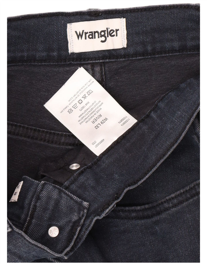 WRANGLER Masculino River Slim Jeans W29 L29 Azul Marinho Algodão