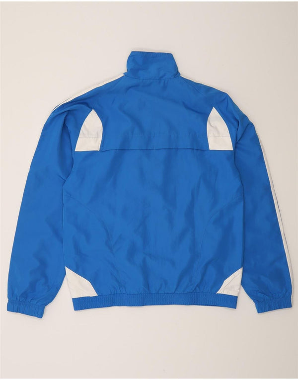 Adidas Mens Rain Jacket UK 36/38 Pequeno Azul Colorblock Poliéster