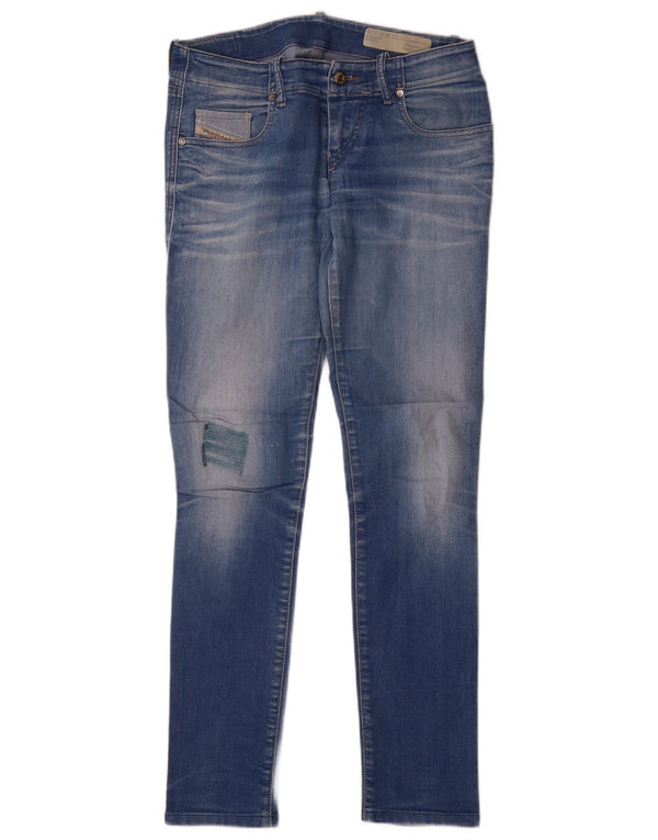 Diesel Feminino Guppe Jeans Skinny W27 L30 Azul Algodão