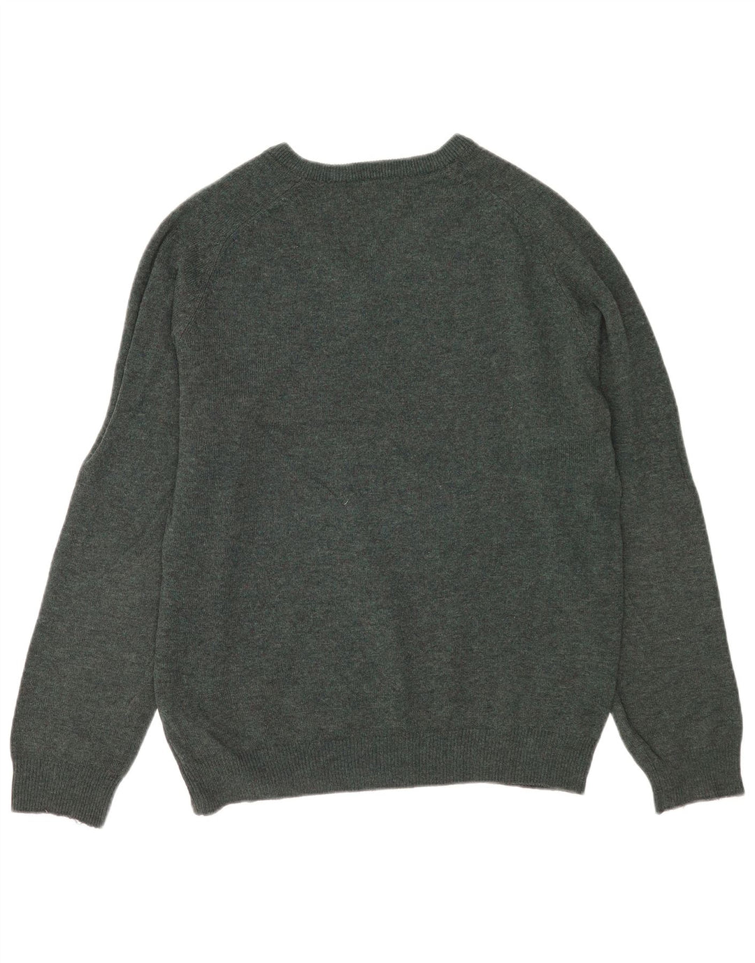 Suéter feminino Marks & Spencer grande com decote em V Reino Unido 16 grande verde