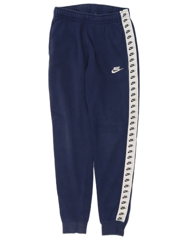 Nike Mens Graphic Calças de treino Joggers XS Azul marinho Colourblock