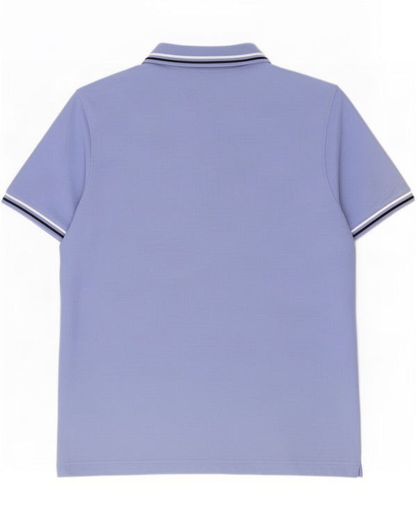 Camisa polo masculina Lotto Life XL algodão listrado roxo