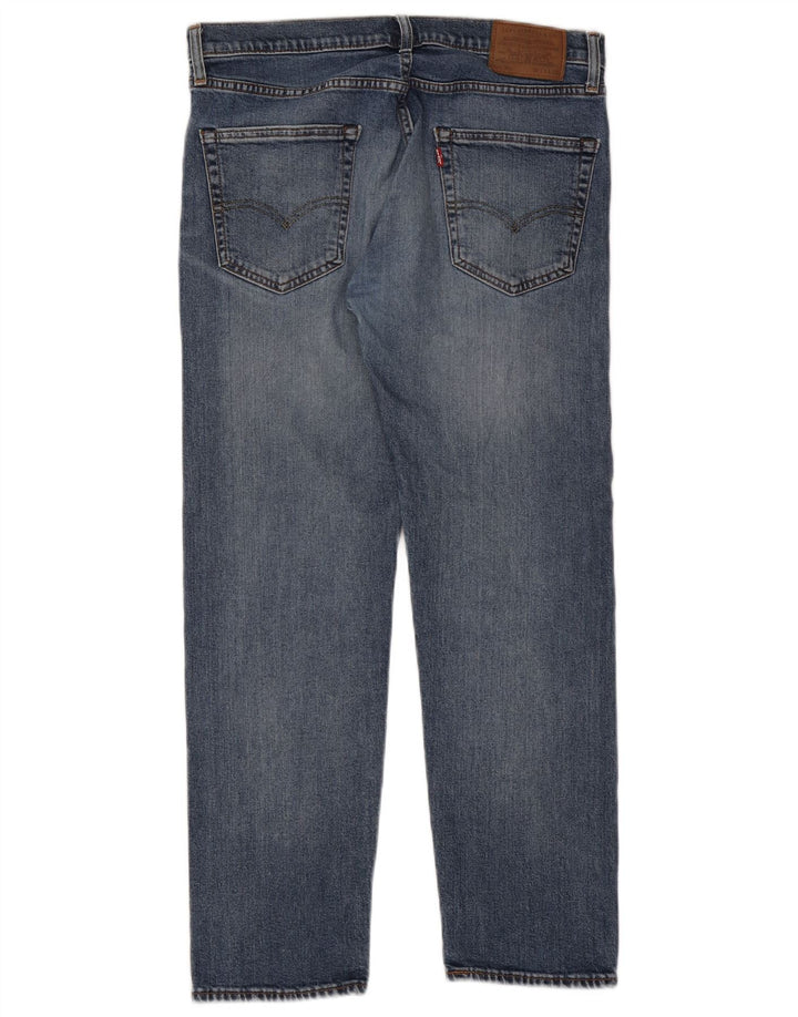 Levi's Masculino 502 Tapered Jeans W33 L30 Azul Algodão