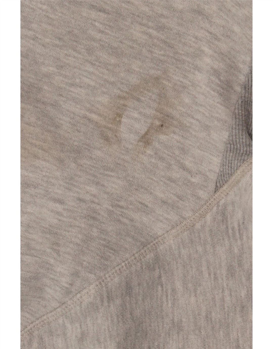 Crew Clothing Mens moletom gráfico jumper grande algodão manchado cinza