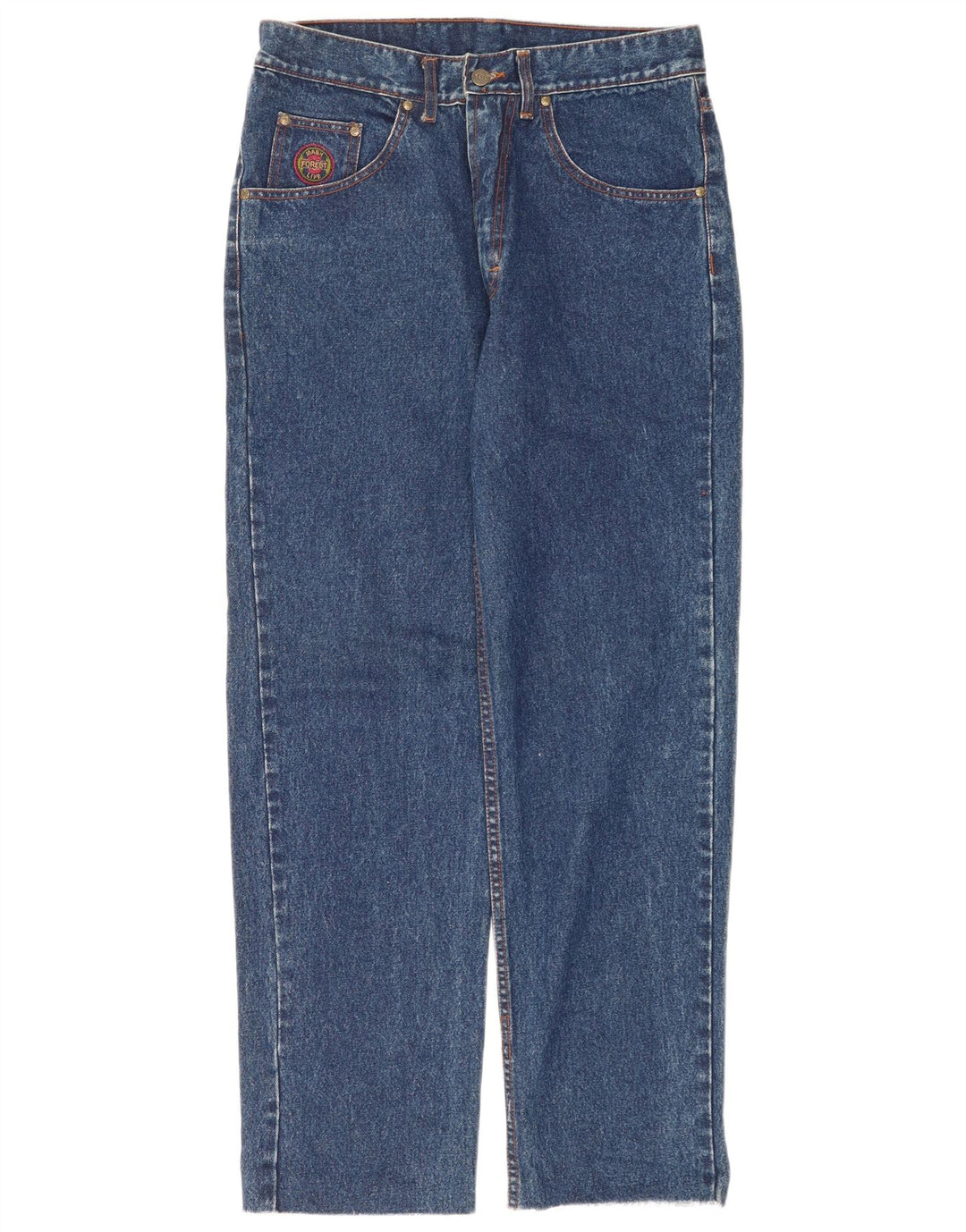 Jeans retos femininos Mash W34 L31 algodão azul