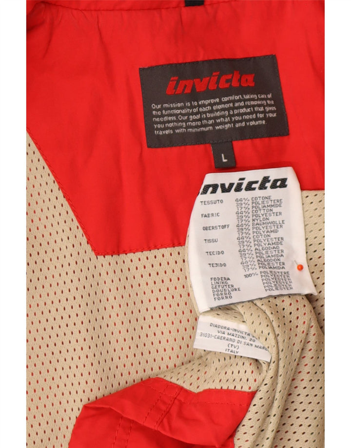 Colete feminino INVICTA UK 16 grande algodão vermelho